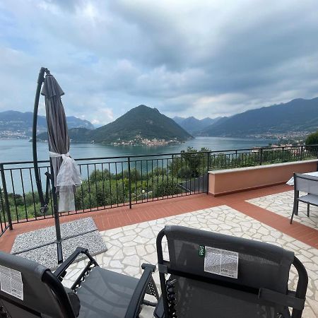 Appartamento Vista Lago D'Iseo Sulzano Exterior foto